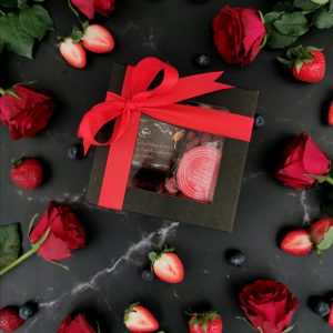 Valentīna zemene šokolādē